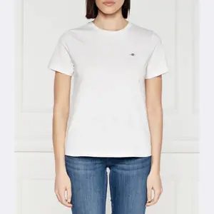 Футболка стандартного кроя Reg Shield Gant, белый