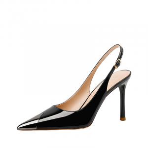 Туфли женские на высоком каблуке Li Ke, цвет BLACK 8CM HEEL HEIGHT