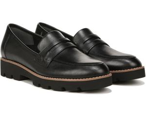 Женские лоферы Vionic Cheryl II, черные, кожаные, с круглым носком, без застежек, RHS5700 Vionic, черный