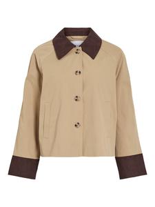 VILA Куртка межсезонная 'VIEMELIE' в бежевом цвете