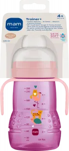 Бутылочка розовый с 4 месяцев 220 мл 1 шт. MAM