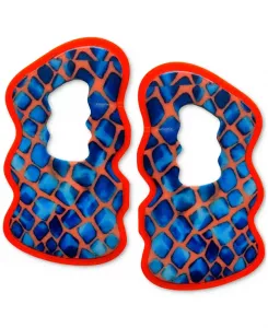 Серьги-Подвески смелой формы Swanky Designs, orange