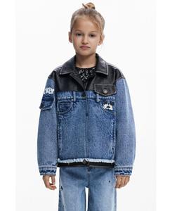 Детская комбинированная куртка с Микки Маусом Desigual, Medium blue