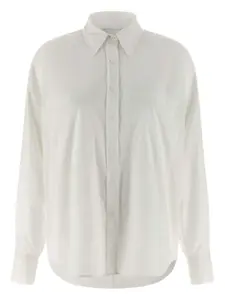 Рубашка с рукавами-летучей мышью Nude, белый