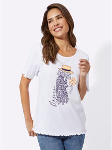 Рубашка с короткими рукавами белого и темно-синего цветов Sieh an!