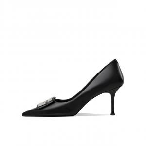 Стройные каблуки Высокие каблуки 7,5 см Женские Shesrim, Черный