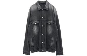 Мужская джинсовая куртка Balenciaga, черный