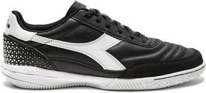 Футбольные бутсы Diadora Calcetto LT для игры на искусственном газоне - натуральная кожа, улучшенная амортизация, резина с повышенной износостойкостью, искусственный газон, оптимальное сцепление и стабильность, белый/черный