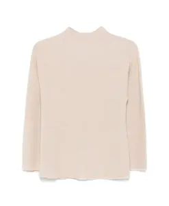 Рваный шерстяной свитер Le Tricot Perugia, бежевый