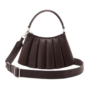 LACOSTE Сумка через плечо из смесового материала малая женская кофейная, R29/Brown