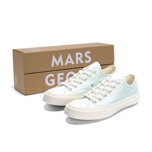 Антискользящие и износостойкие легкие низкие кеды женские MARS*GEOME, мятно-молочный зеленый