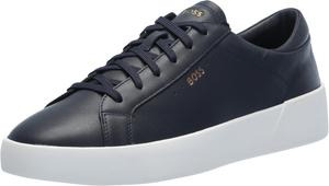 BOSS мужские кроссовки Belwar Smooth Leather Low Top, Blueberry Blue