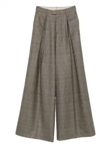 Клетчатые брюки со складками Berwich, нейтральный