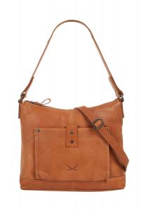 Сумка через плечо, натуральная кожа SANSIBAR, цвет Cognac