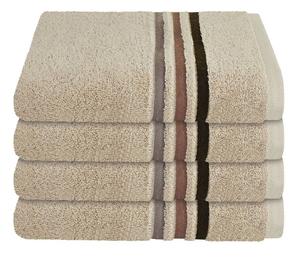 Полотенце Schiesser Skyline Color im 4er Set, бежевый