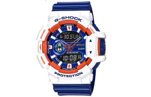 CASIO Мужские часы GA-400CS-7A Liquid Crystal/Analog Dual Display Series Blue