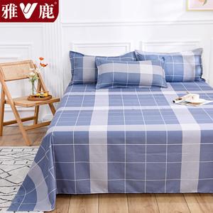 Yalu Простыня 120х230 см из хлопка, мягкая, гипоаллергенная, устойчивая к катышкам