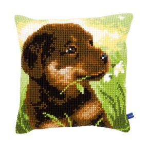 Vervaco PN-0150689 Подушка для вышивки крестом Ротвейлер