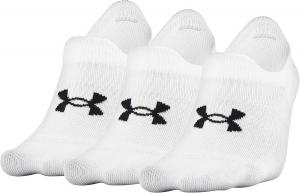 Under Armour Essential Ultra Low 6-Pack, White (3-Pairs)