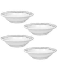 Набор из 4 фруктовых ваз в форме гамака Noritake, Grey