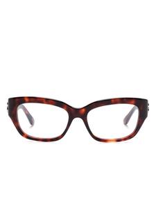 Очки BB0363O в круглой оправе Balenciaga Eyewear, коричневый