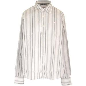 Полосатая рубашка с длинными рукавами Sarlie Acne Studios, белая