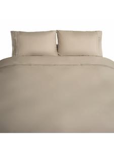 Постельное белье 200 х 220 см с 2 наволочками 50 х 70 см - комплект из 4 предметов, коричневого цвета Almina, 200 x 220 см