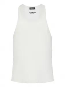 Майка с американской проймой Dsquared2, белый