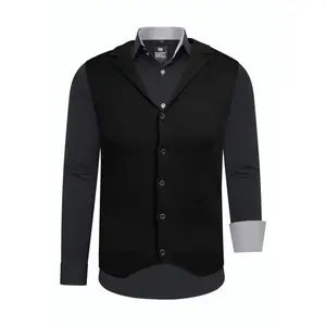 Рубашка с длинными рукавами Расти Нила, включая рубашку с длинными рукавами и жилет Rusty Neal, серый