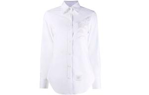 THOM BROWNE Женская белая рубашка