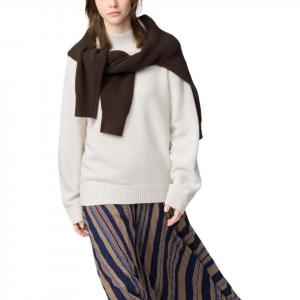 Свитер Clare Waight Keller C Collection FW25 Unisex UNIQLO, Ecru
