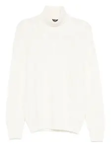 Свитер косой вязки Barba, нейтральный