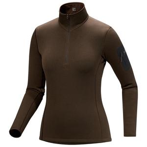 Базовый слой из кианита с застежкой-молнией на воротнике - женский Arc'Teryx, Carob