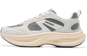 QIAODAN Высокие износостойкие нескользящие повседневные туфли мужские серые - пемза/угольно-серые, цвет Pumice/Coal Gray