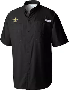Мужская черная футболка Columbia New Orleans Saints Tamiami