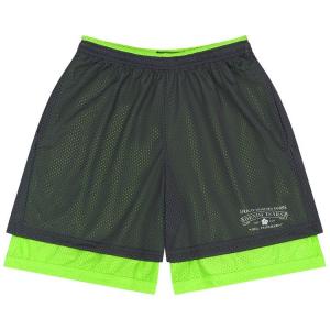 Шорты Denim Tears ADG Double Layer Mesh Shorts, Grey/Lime