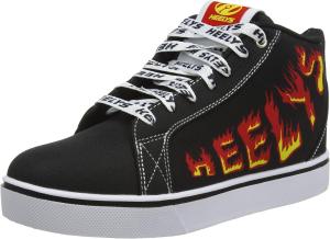 Heelys Racer 20 Mid - Black/White/Red/Yellow Flame, черный/белый/красный/желтый