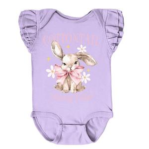 Боди с рукавами-фонариками Coquette cottontail bunny club The Juniper Shop, Lavender