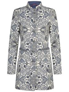 White Label Парка для межсезонья в темно-синем цвете