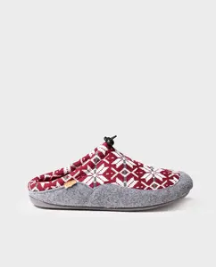 Мужские тапочки из набивной ткани Toni Pons, бордовый