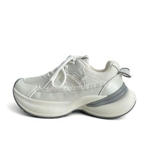 City camel Белые женские кроссовки на массивной подошве, цвет White