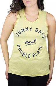 Женская майка Aya Baseballism "Sunny Days and Double Plays", желтый