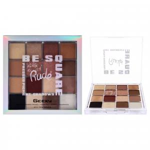 Компактные пигменты и тени Be Square - Geeky by Rude Cosmetics для женщин - 0,76 унции макияжа Rude Cosmetics, Small
