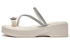 Женские шлепанцы Slide Slippers La Chapelle, бежевые