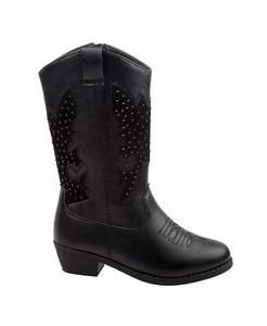 Ковбойские сапоги для девочек-малышей Kensie Girl, черный