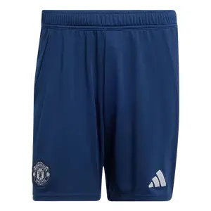 Шорты футбольные шорты manchester united 24 25 на выезде Adidas, индиго