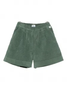 Вельветовые шорты Il Gufo, зеленый