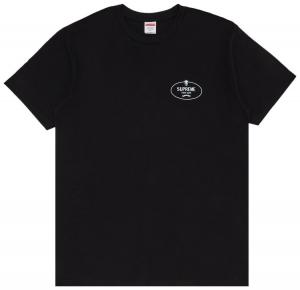 Футболка Supreme Crest Tee 'Black', черный
