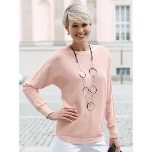 Повседневный образ Вязаный джемпер "Пуловер" Casual Looks, цвет Puder