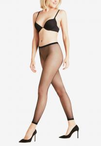 Колготки NET LEGGINGS TRANSPARENT FALKE, черный